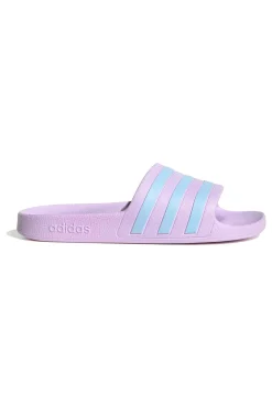 Ciabatte da Piscina lilla con strisce Adidas Adilette Aqua