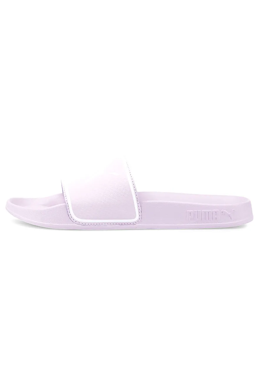 Ciabatte da piscina lilla con fascia imbottita e plantare sagomato Puma Leadcat 2.0
