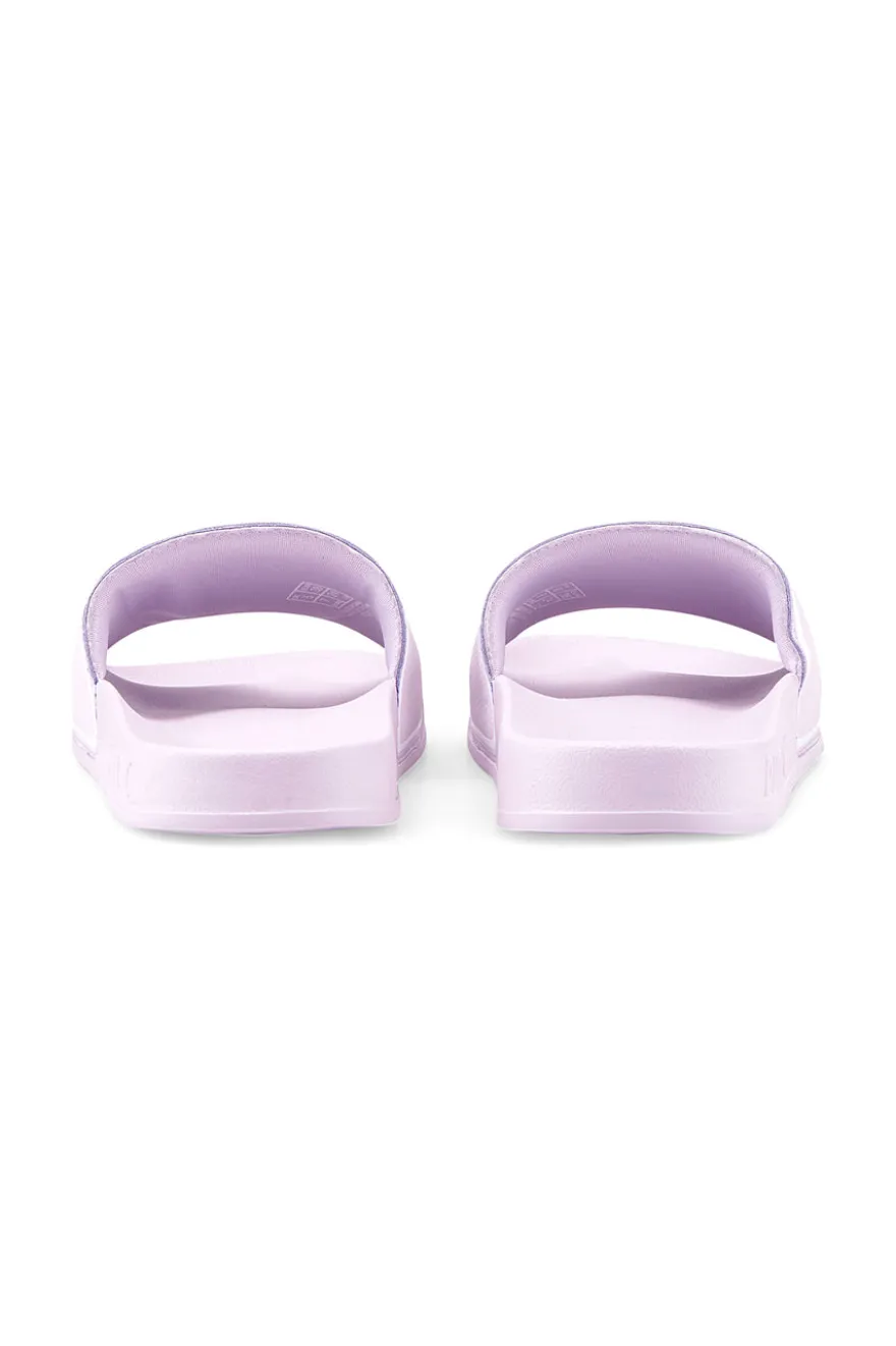 Ciabatte da piscina lilla con fascia imbottita e plantare sagomato Puma Leadcat 2.0