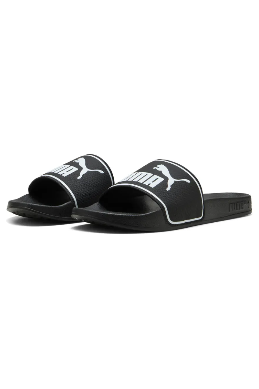 Ciabatte da Piscina nere con logo a contrasto Puma Leadcat 2
