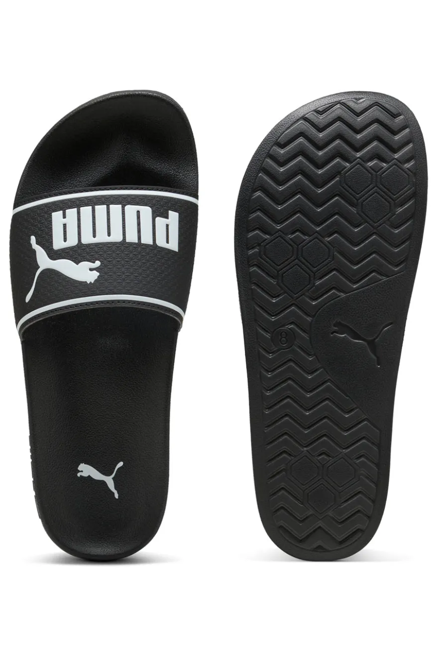 Ciabatte da Piscina nere con logo a contrasto Puma Leadcat 2