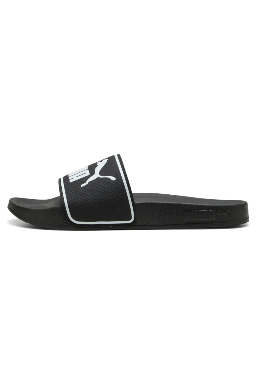 Ciabatte da Piscina nere con logo a contrasto Puma Leadcat 2