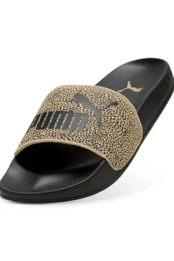 Ciabatte da Piscina nere con fascia animalier Puma Leadcat 2.0 Topcat