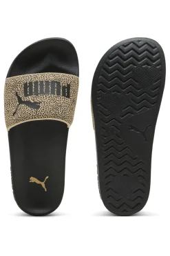 Ciabatte da Piscina nere con fascia animalier Puma Leadcat 2.0 Topcat