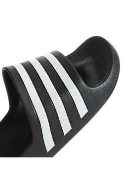 Ciabatte da Piscina nere con strisce Adidas Adilette Aqua