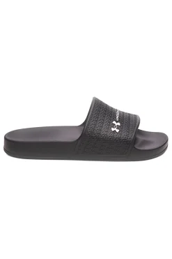 Ciabatte da piscina nere con fascia logata Under armour 6007528 001
