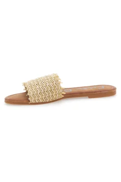 Ciabatte Flat Beige Fun Beach 470
