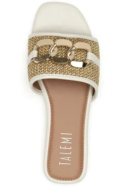 Ciabatte Flat Bianche Talemi 10181