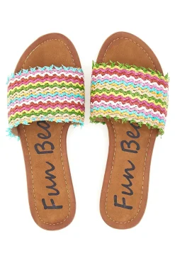 Ciabatte Flat Multicolore Fun Beach 470