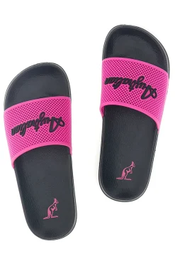 Ciabatte fucsia con logo Australian AU24W400
