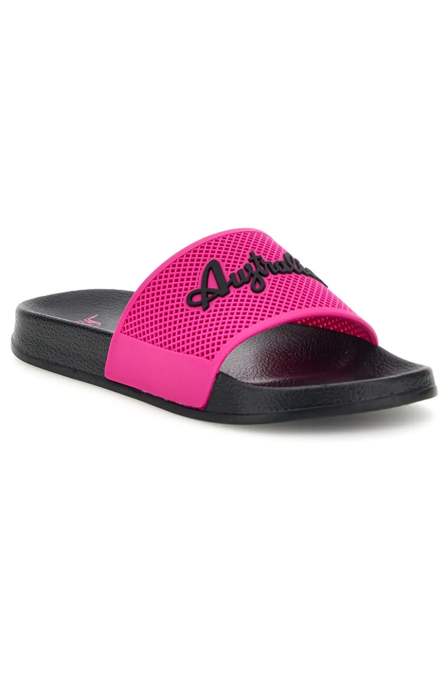 Ciabatte fucsia con logo Australian AU24W400