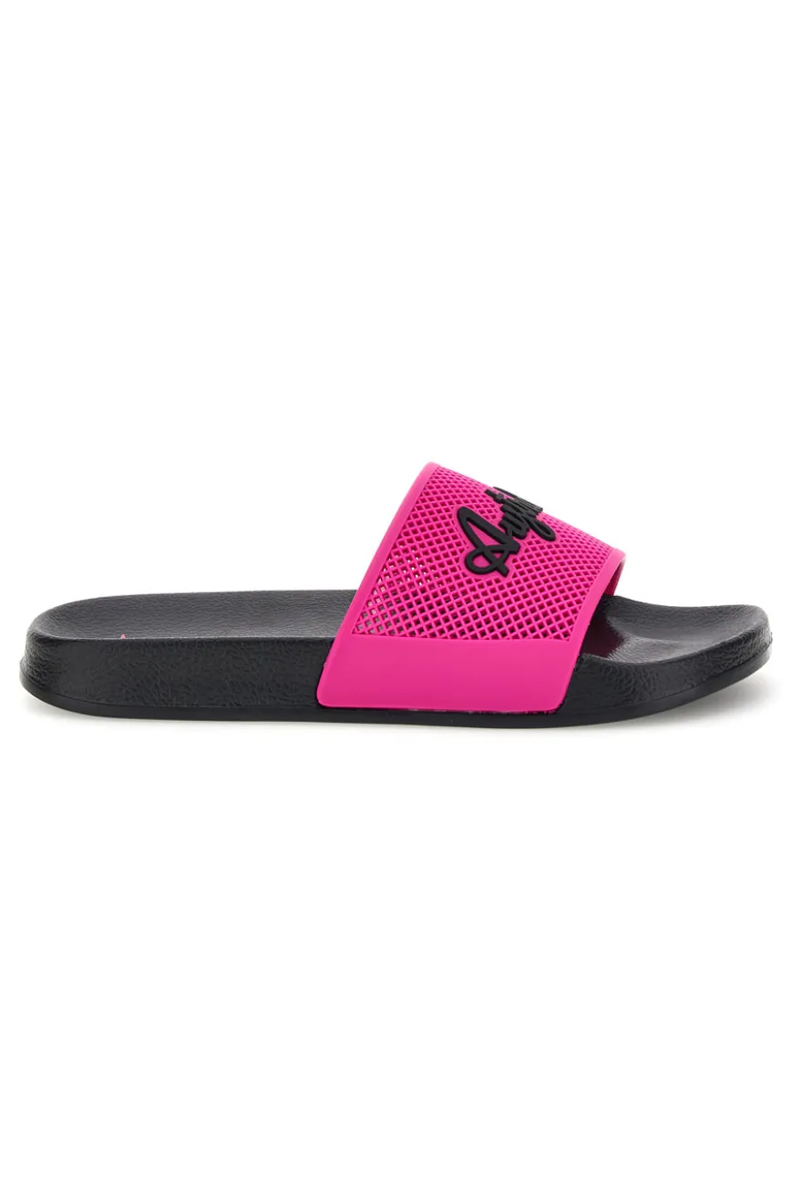 Ciabatte fucsia con logo Australian AU24W400