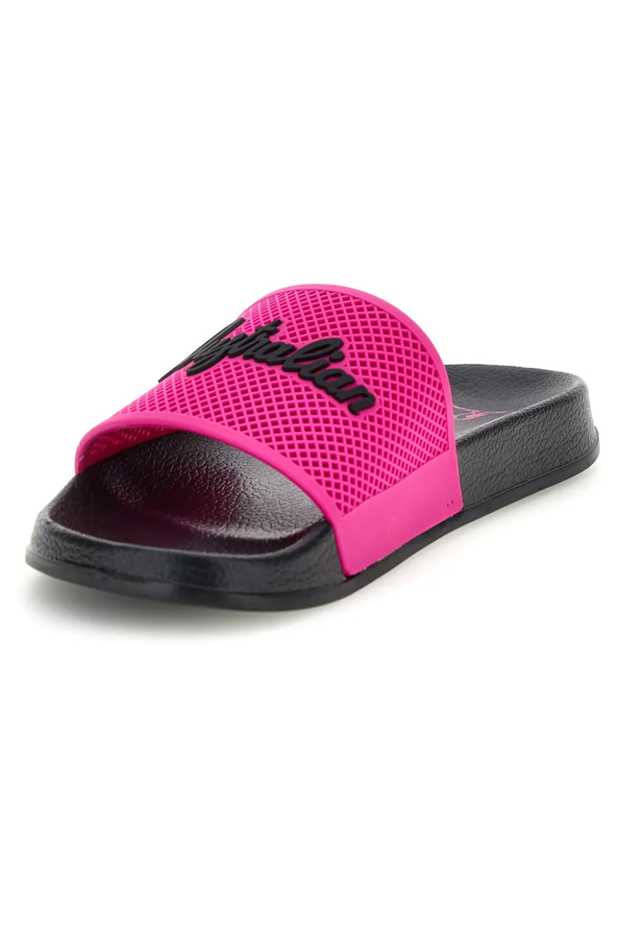 Ciabatte fucsia con logo Australian AU24W400