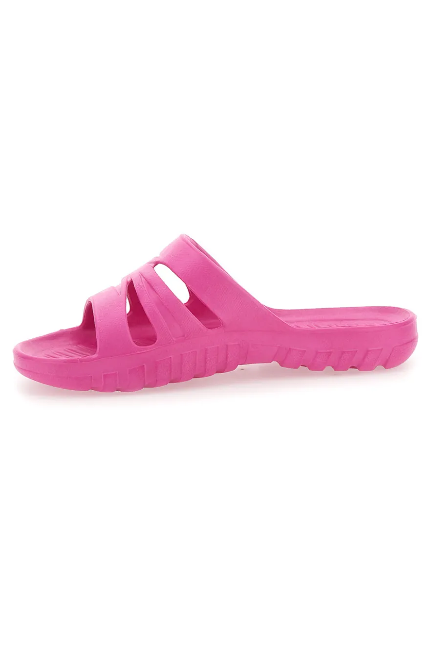 Ciabatte fuxia monoscocca con logo EVERLAST 2T2L 1851