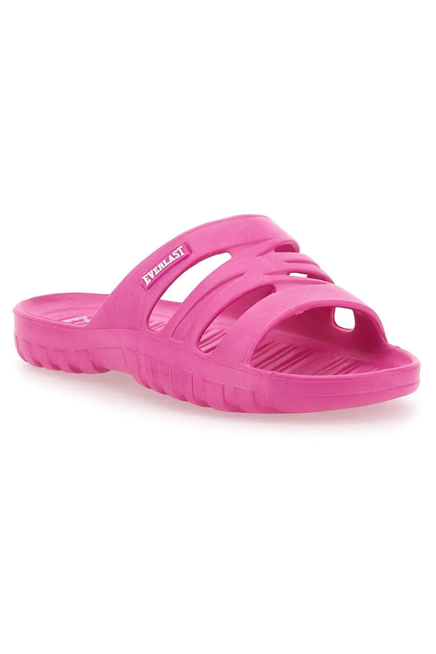 Ciabatte fuxia monoscocca con logo EVERLAST 2T2L 1851