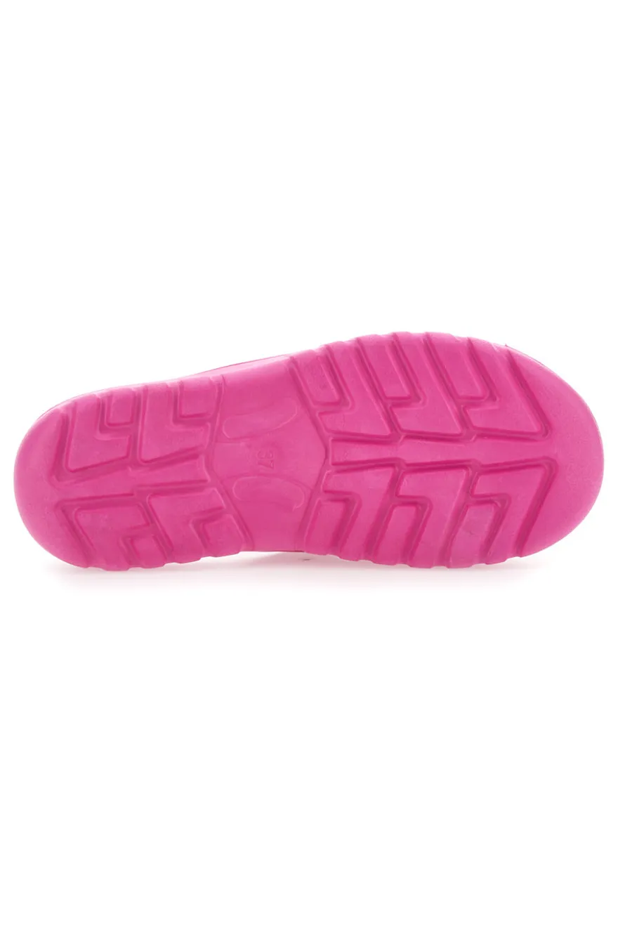 Ciabatte fuxia monoscocca con logo EVERLAST 2T2L 1851