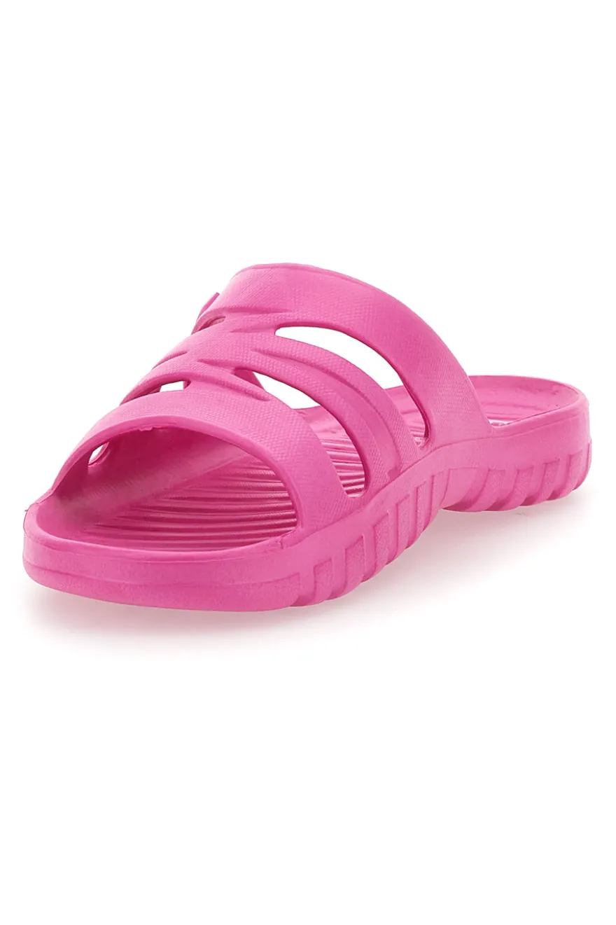 Ciabatte fuxia monoscocca con logo EVERLAST 2T2L 1851