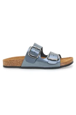 Ciabatte Grigie con Doppia Fibbia Made in Italy PITTARELLO TIERRA 335A20630SR
