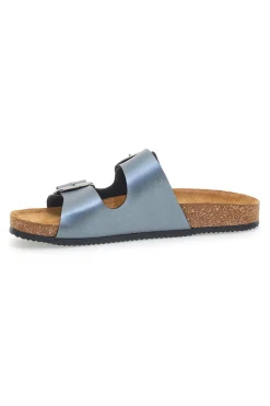 Ciabatte Grigie con Doppia Fibbia Made in Italy PITTARELLO TIERRA 335A20630SR