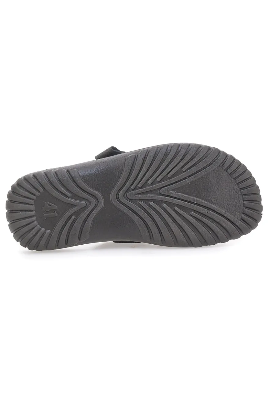 Ciabatte grigie con fasce incrociate comfort Inblu 10FN