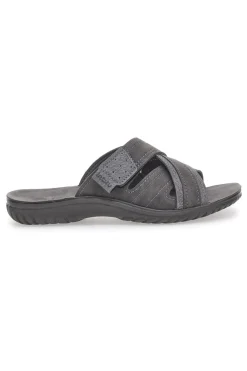 Ciabatte grigie con fasce incrociate comfort Inblu 10FN