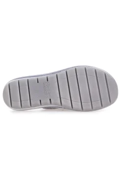 Ciabatte grigie con pois e fiocco decorativo Inblu 72 LB