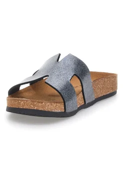Ciabatte Grigio Effetto Metallizzato PITTARELLO TIERRA 335A801SR