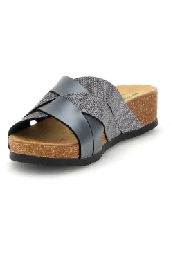 Ciabatte grigio sottopiede in vera pelle Pittarello eco 293A520SR