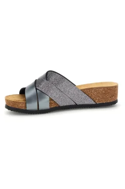 Ciabatte grigio sottopiede in vera pelle Pittarello eco 293A520SR