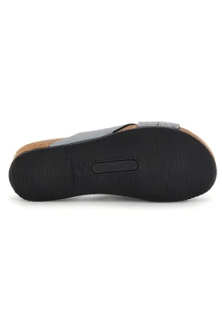 Ciabatte grigio sottopiede in vera pelle Pittarello eco 293A520SR
