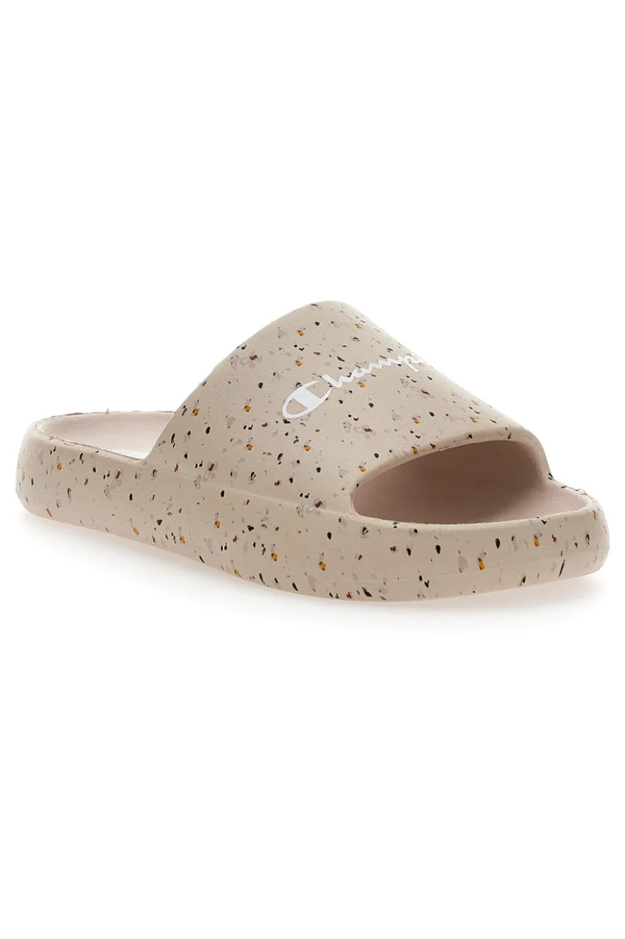 Ciabatte in Gomma Beige Champion Soft Slipper