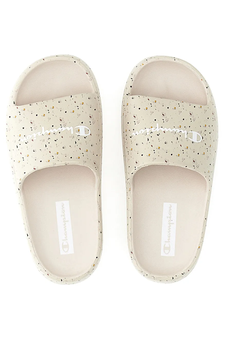 Ciabatte in Gomma Beige Champion Soft Slipper