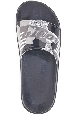 Ciabatte in Gomma da Uomo Lotto Oceania Camo II Slide Nere