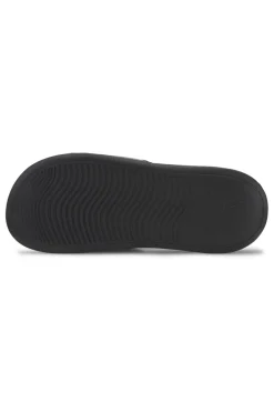 Ciabatte in Gomma nere con logo a contrasto Puma Popcat 20 Jr