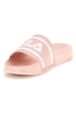 Ciabatte in gomma rosa con logo Fila Morro Bay