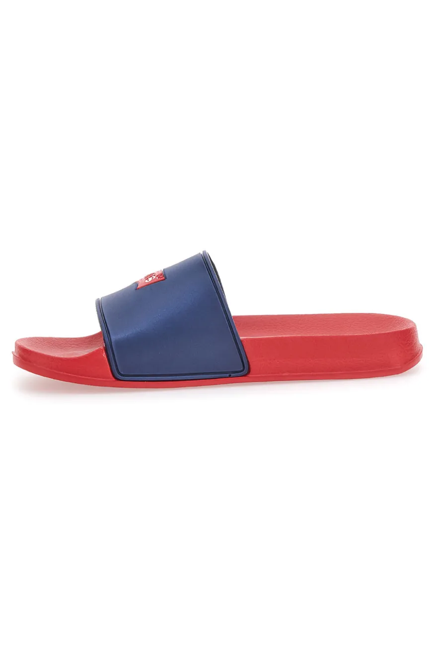 Ciabatte in Gomma Rosse/Blu Levi's VPOL0207S