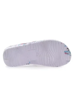 Ciabatte in Gomma 2T2L 472 Bianche e Rosa