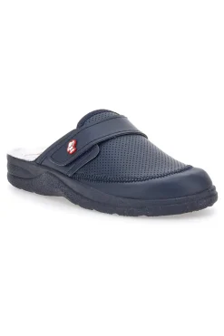 Ciabatte in Pelle MR CHEF 1668 Blu
