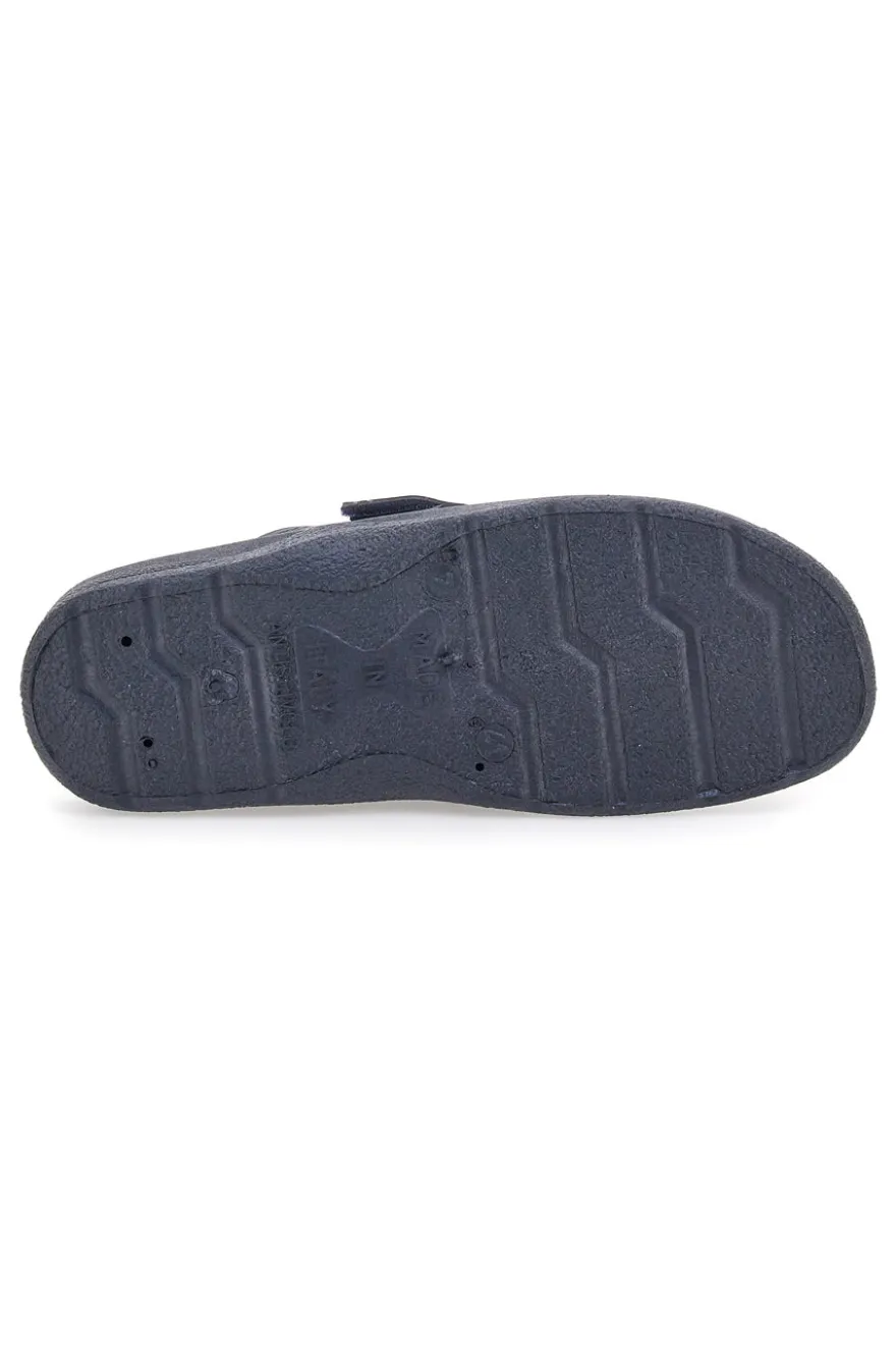 Ciabatte in Pelle MR CHEF 1668 Blu