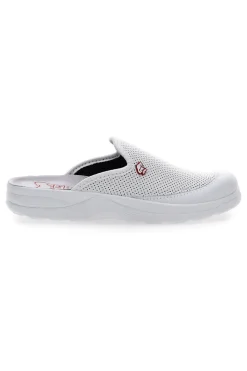 Ciabatte in Vera Pelle Bianche Mr Chef 653