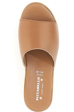 Ciabatte in vere pelle camel PITTARELLO LOVE 3000101