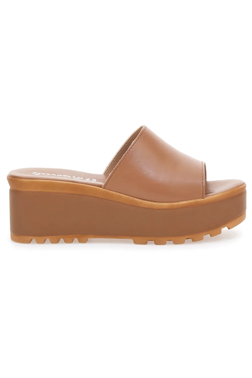 Ciabatte in vere pelle camel PITTARELLO LOVE 3000101