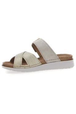 Ciabatte incrociate beige Inblu 46CN