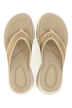 Ciabatte Infradito Beige Ammortizzate Plocadi G80635