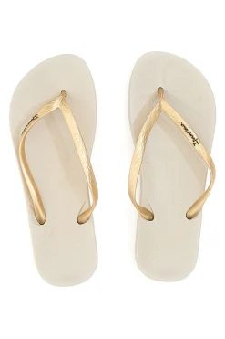 Ciabatte Infradito Beige/Gold Ipanema Anatomica Tan Fem