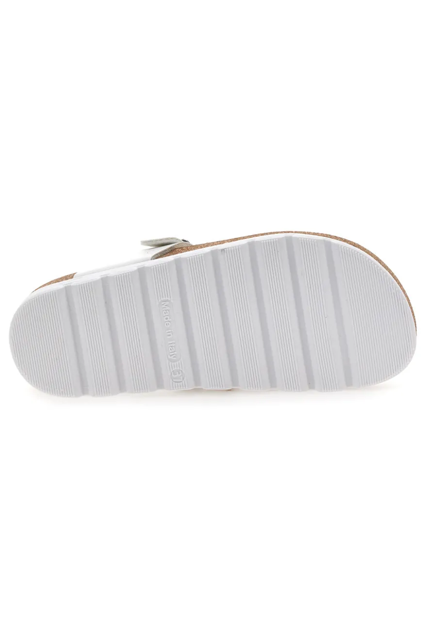 Ciabatte Infradito bianche con plantare anatomico PITTARELLO BIO 335P2177SR