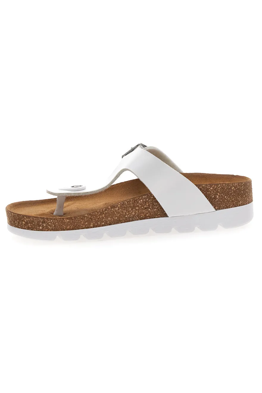 Ciabatte Infradito bianche con plantare anatomico PITTARELLO BIO 335P2177SR