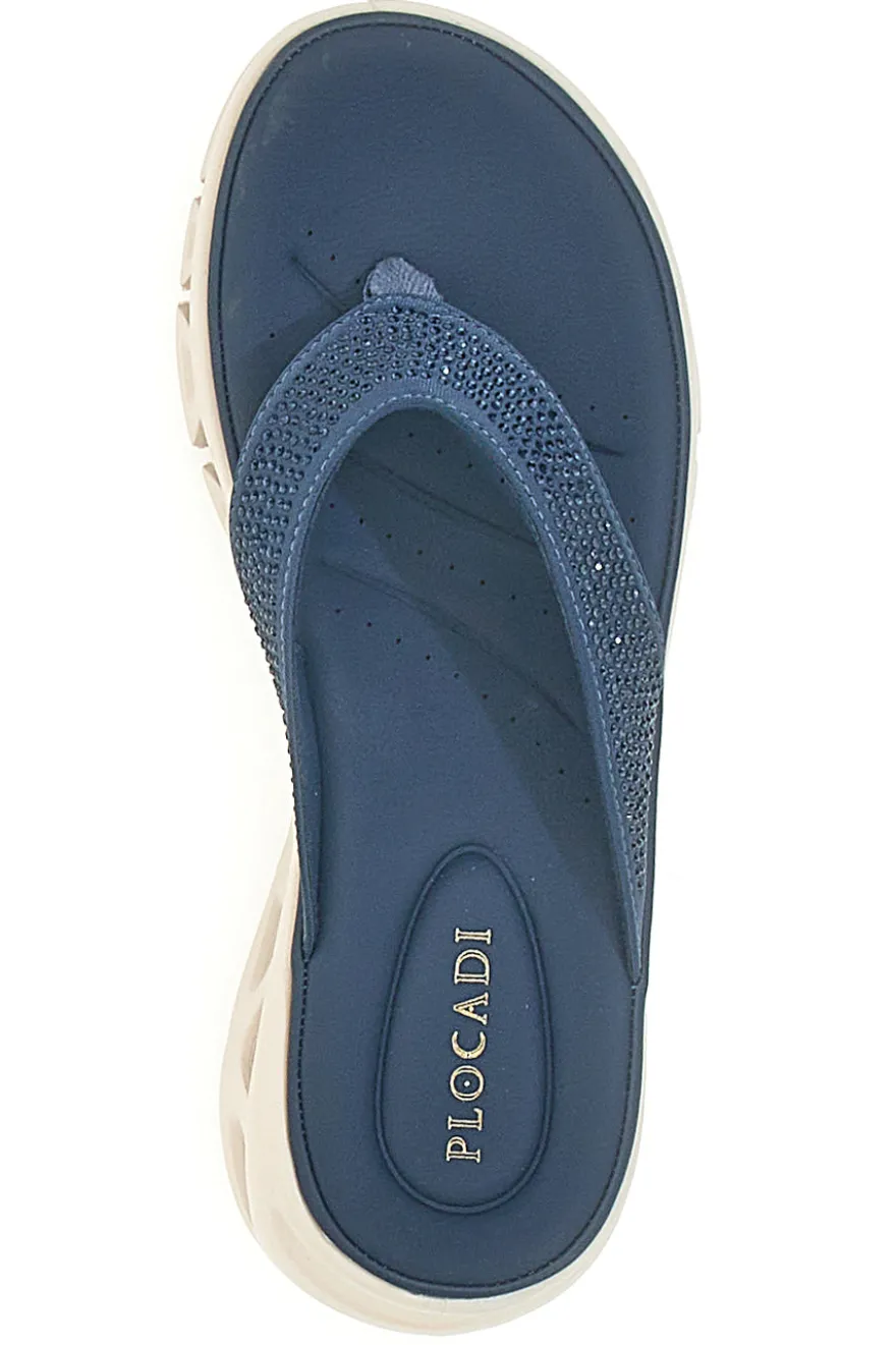 Ciabatte Infradito Blu Ammortizzate Plocadi G80635
