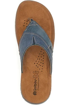 Ciabatte Infradito Blu Con Strass Inblu 10 Id