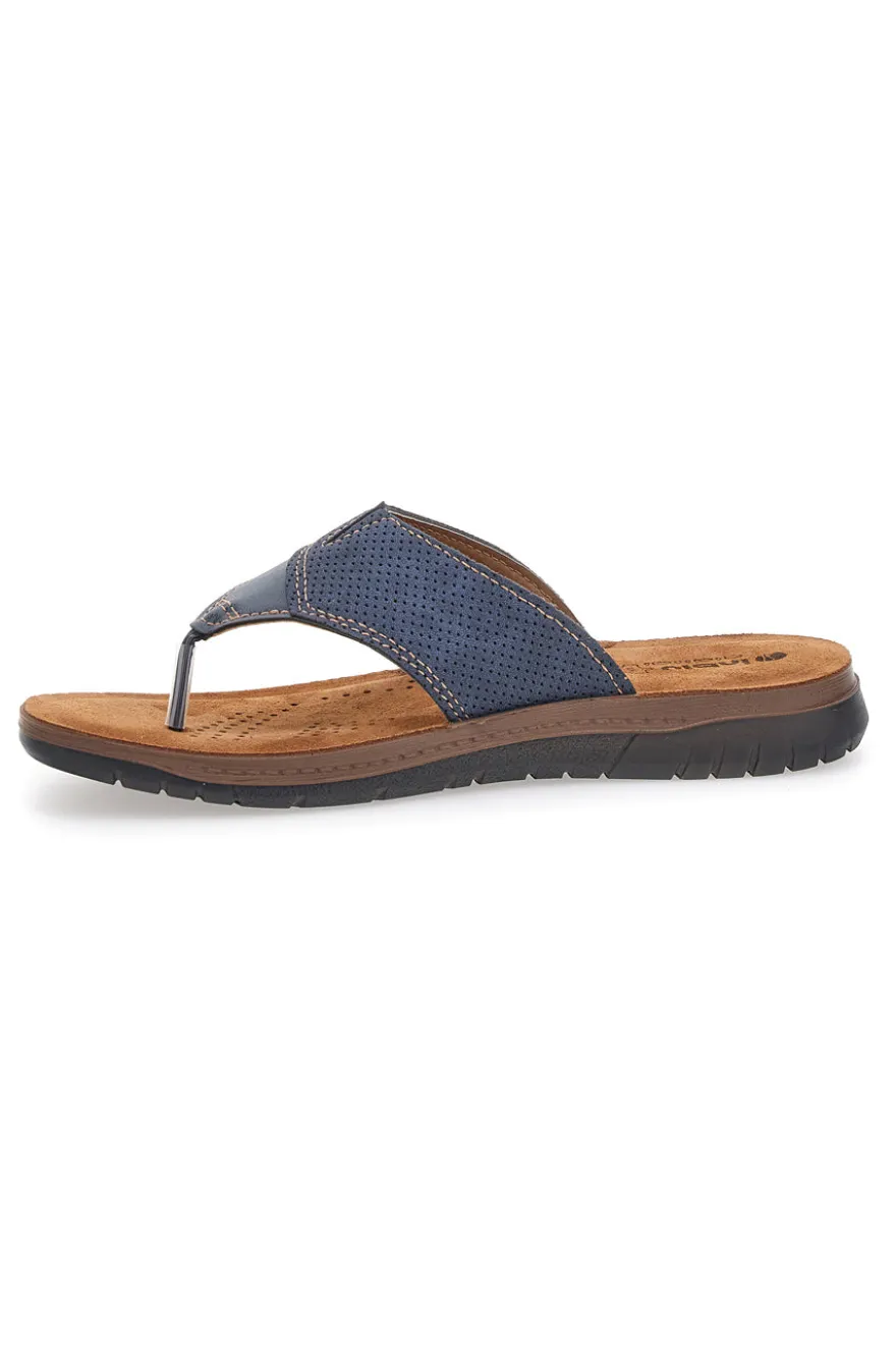 Ciabatte Infradito Blu Con Strass Inblu 10 Id